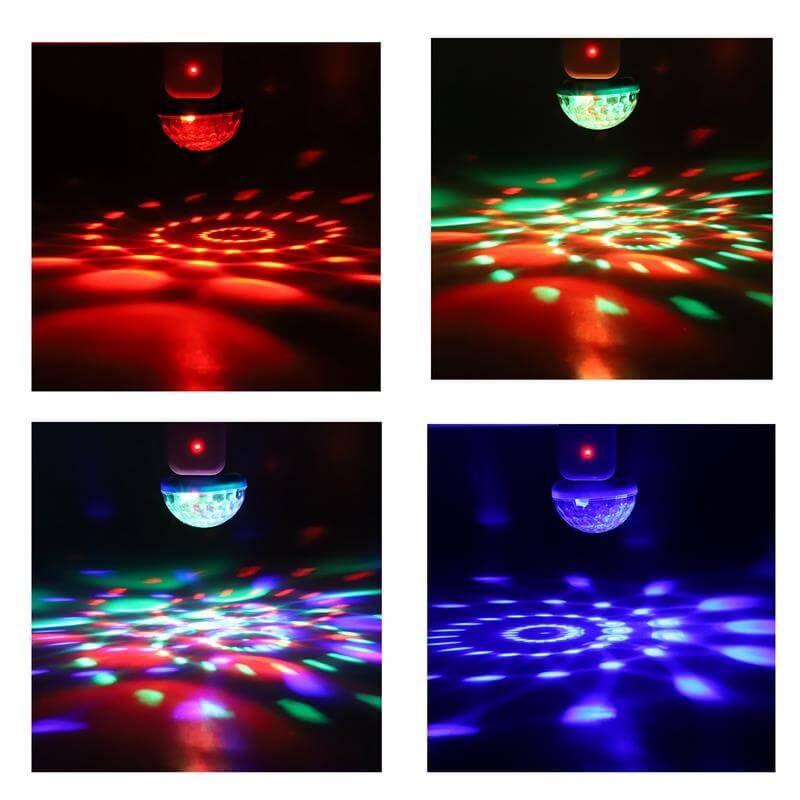 NEW-Led Car Usb Atmosphere Light Dj Rgb Mini Colorful Music Sound Lamp Usb-C Phone Surface For Festival Party Karaoke