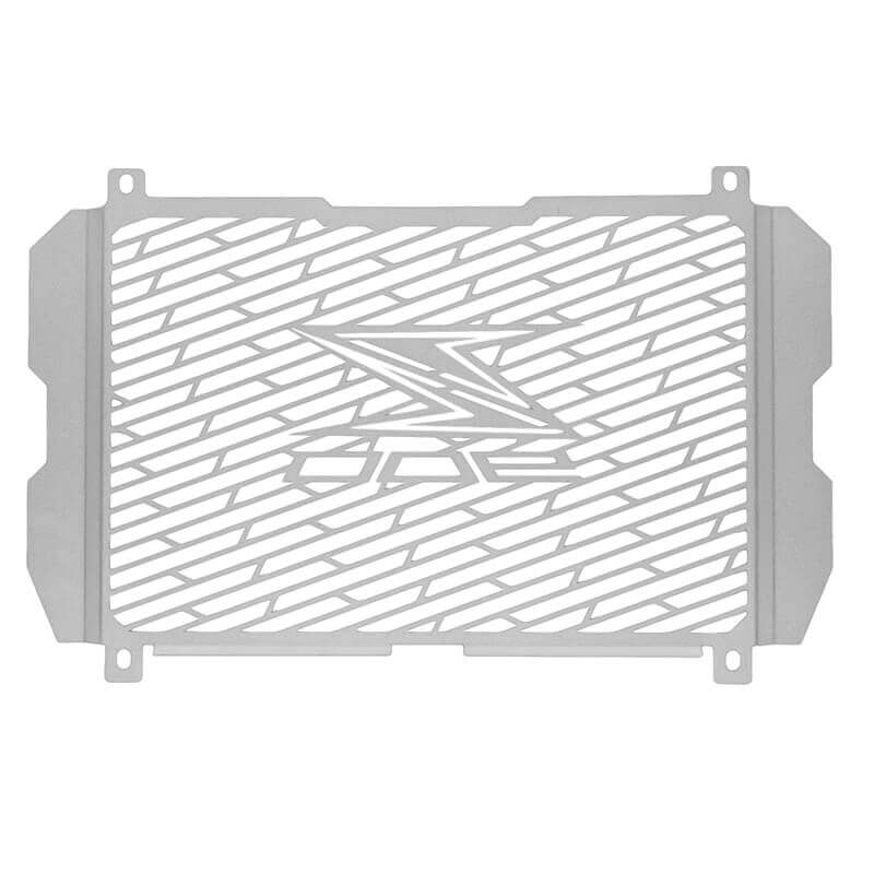 NEW-Motorcycle Radiator Grille Guard Radiator Grille Cover Protector Stainless Steel for Kawasaki Z900 2017(Silver)