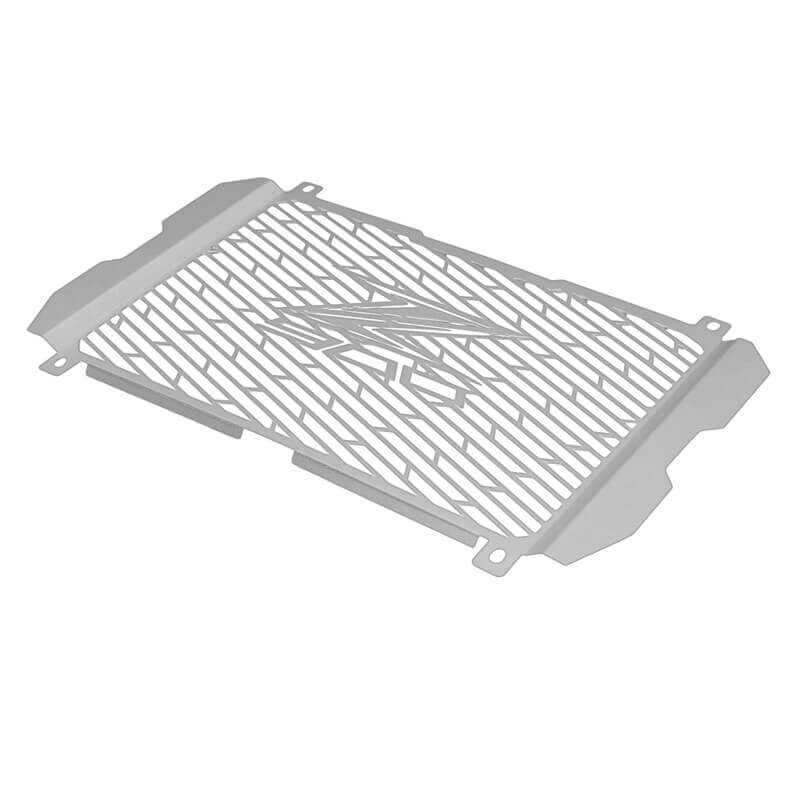 NEW-Motorcycle Radiator Grille Guard Radiator Grille Cover Protector Stainless Steel for Kawasaki Z900 2017(Silver)