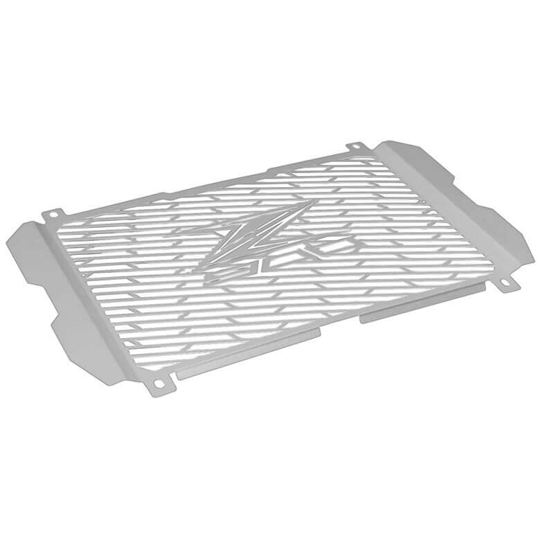 NEW-Motorcycle Radiator Grille Guard Radiator Grille Cover Protector Stainless Steel for Kawasaki Z900 2017(Silver)