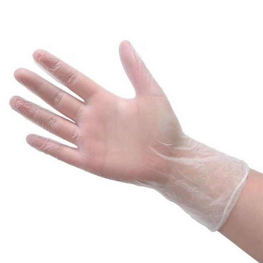 100 PCS Transparent Disposable PVC Gloves Dishwashing/Kitchen/Medical /Latex/Rubber/Garden Gloves Universal For Home Cleaning