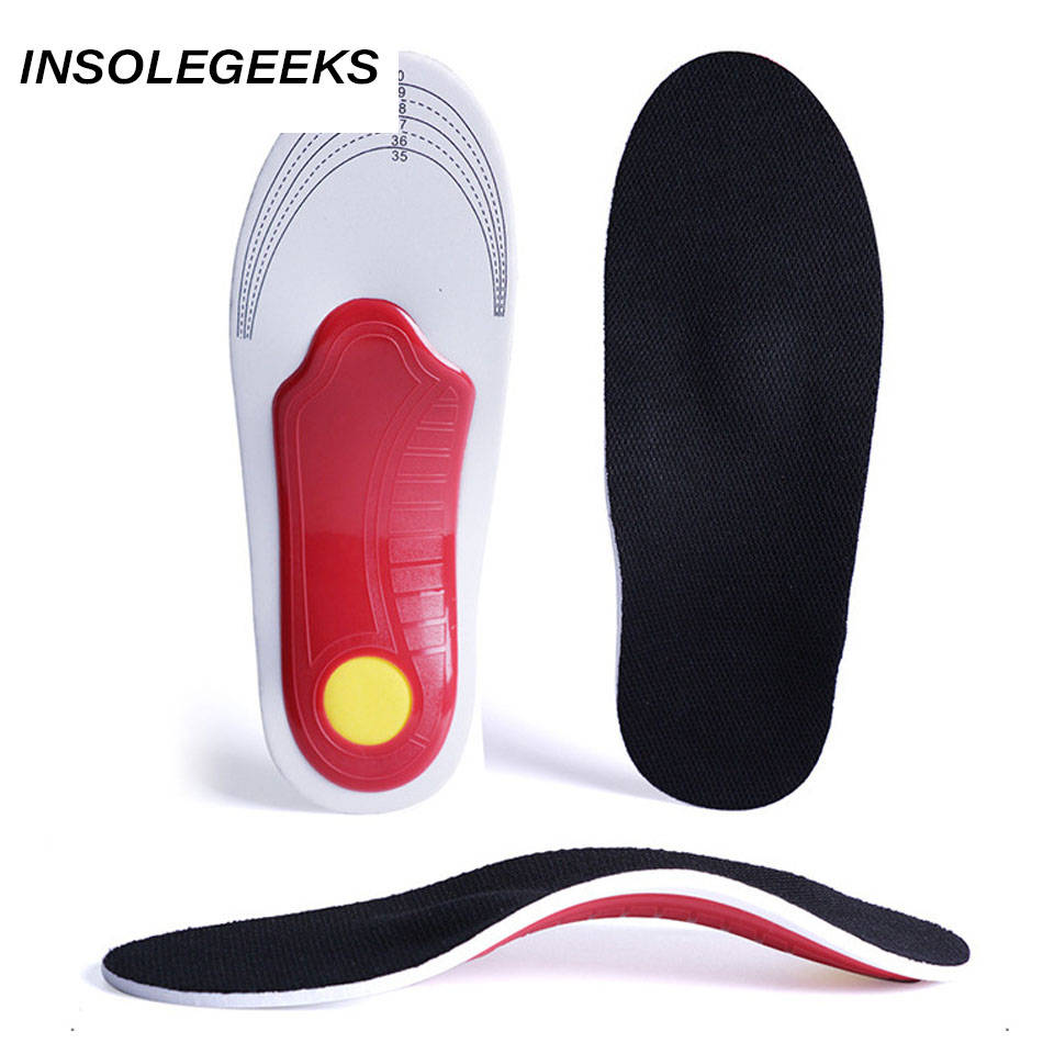 PVC Orthopedic Insoles EVA Orthotics flat foot Health Sole Pad for Shoes insert Arch Support pad for plantar fasciitis