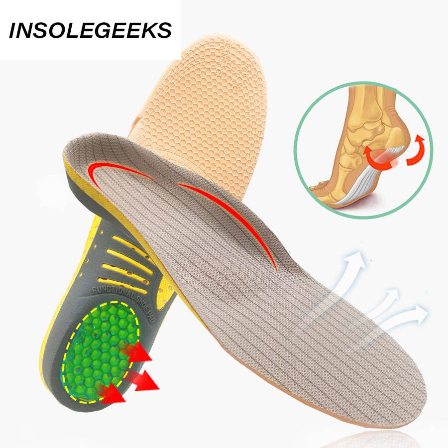 PVC Orthopedic Insoles Orthotics flat foot Health Sole Pad for Shoes insert Arch Support pad for plantar fasciitis dropshipping