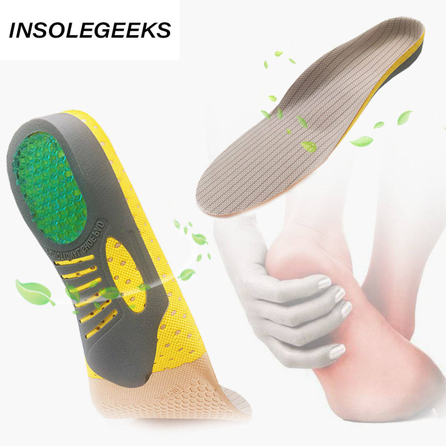 PVC Orthopedic Insoles Orthotics flat foot Health Sole Pad for Shoes insert Arch Support pad for plantar fasciitis dropshipping