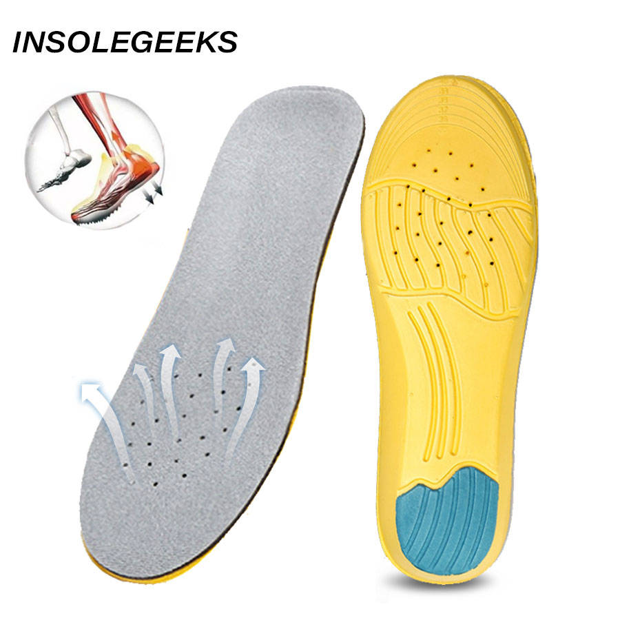 Sports insole for Shoe Inserts Pad Soft Sport pad Memory Foam Breathable Outdoor Running Cushion Insoles plantar arch