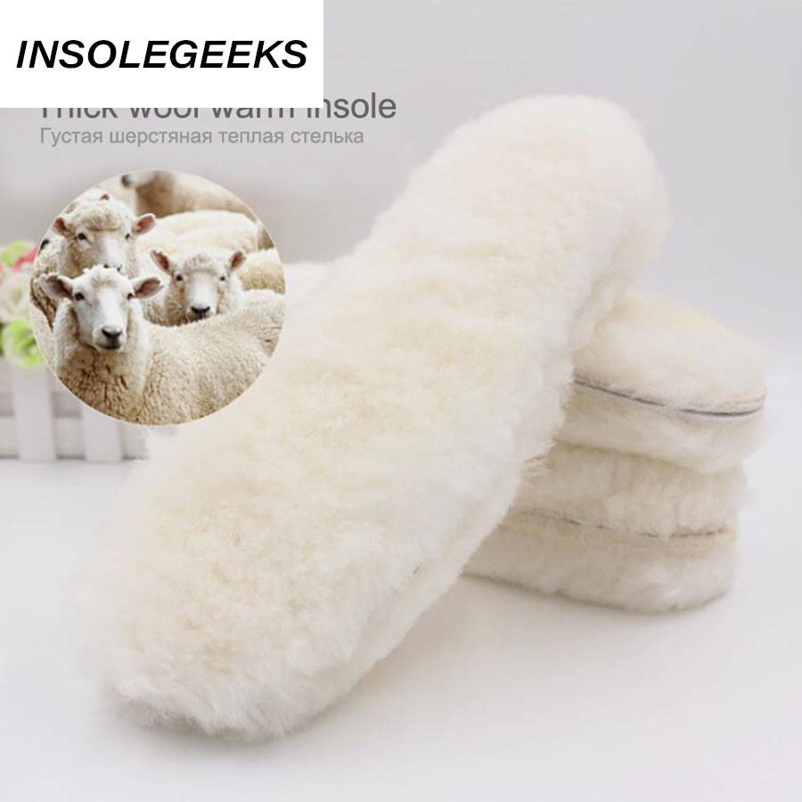 Heated Shoe insoles Keep warm Insole Feet Warm Sock Pad Mat Thick Sheep Cashmere Heating Insoles Winter Insole For Man Woman