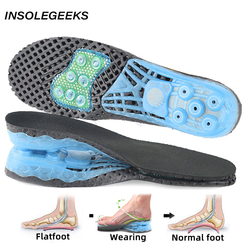 EVA Spring silicone orthopedic arch support Insoles inserts flat feet orthotic shoes sole Plantar Fasciitis,foot care