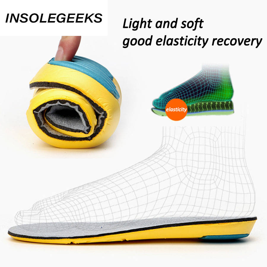 Shoe Inserts Pad Soft Sport Insoles Memory Foam Breathable Outdoor Running Silicone Gel Heel Cushion Orthopedic insole