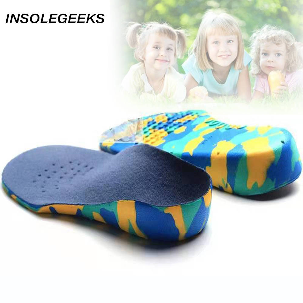 Kids Orthotics Insoles Correction Care Tool for Kid Flat Foot Arch Support Orthopedic Children Insole Soles Sport Shoes Pads