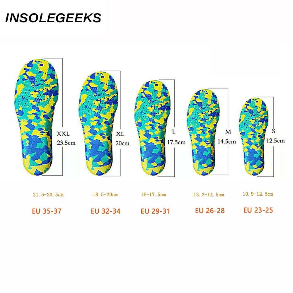 Kids Orthotics Insoles Correction Care Tool for Kid Flat Foot Arch Support Orthopedic Children Insole Soles Sport Shoes Pads