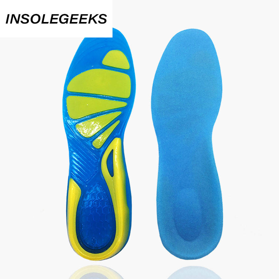 Silicon Gel Insoles Foot Care for Plantar Fasciitis orthopedic Massaging Shoe Inserts Shock Absorption Shoe pad Unisex