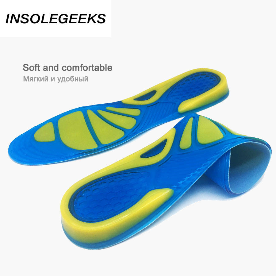 Silicon Gel Insoles Foot Care for Plantar Fasciitis orthopedic Massaging Shoe Inserts Shock Absorption Shoe pad Unisex