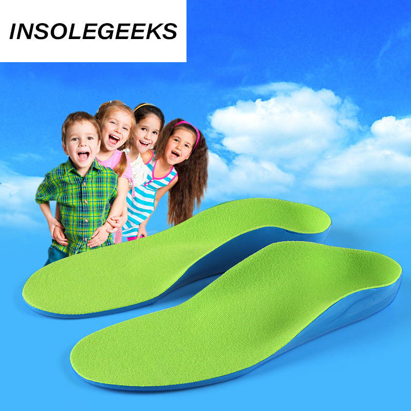 Kids Children Orthopedic Insoles for Children Shoes Flat Foot Arch Support Orthotic Pads corrigibil Health Feet Care Insole