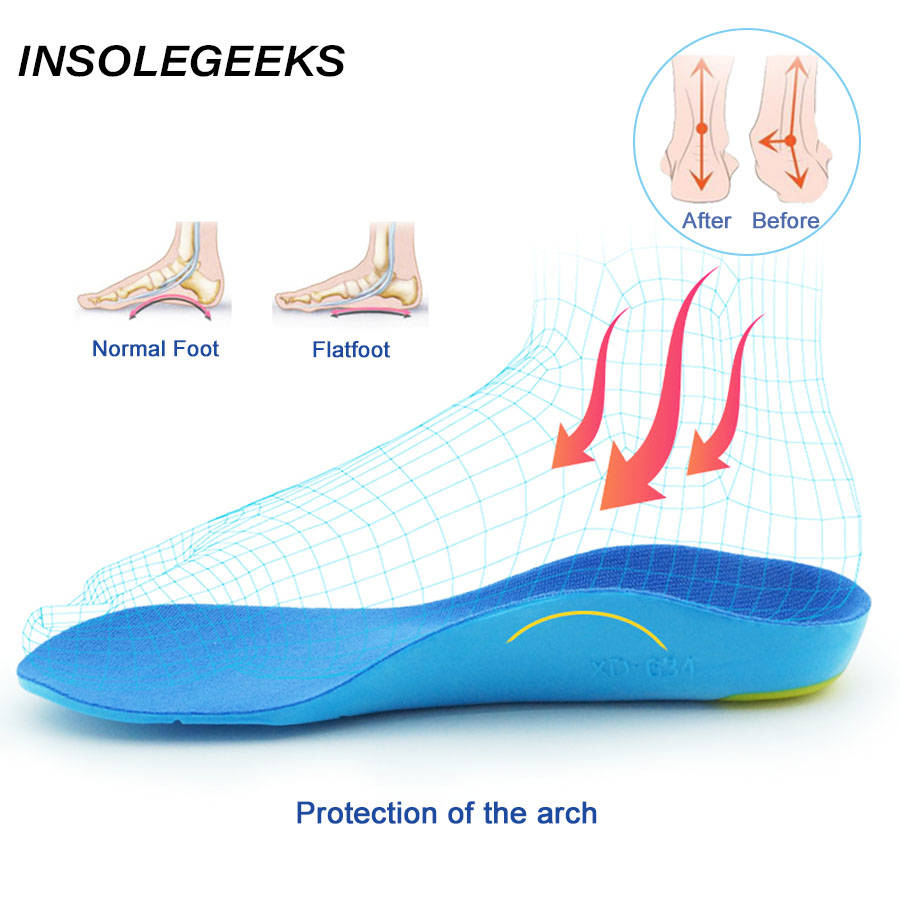 Doctor Recommends Children's Insoles O/X Leg Foot Valgus Arch Support Orthosis Flat Foot corrigibil Insole Foot Care