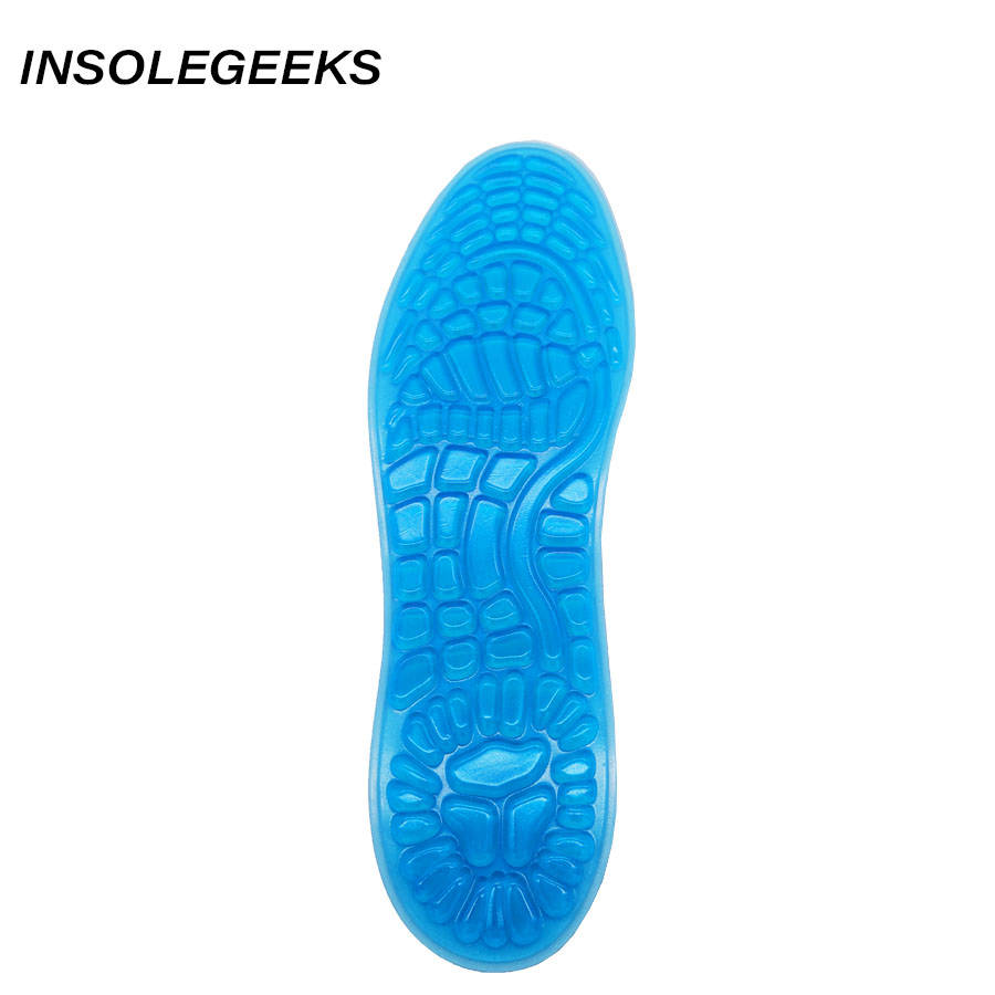 Silicone Insoles massaging Sport Shoe Pads Orthotic Arch Sport Shoe Foot Care Pad High Quality shock absorption Gel Insoles