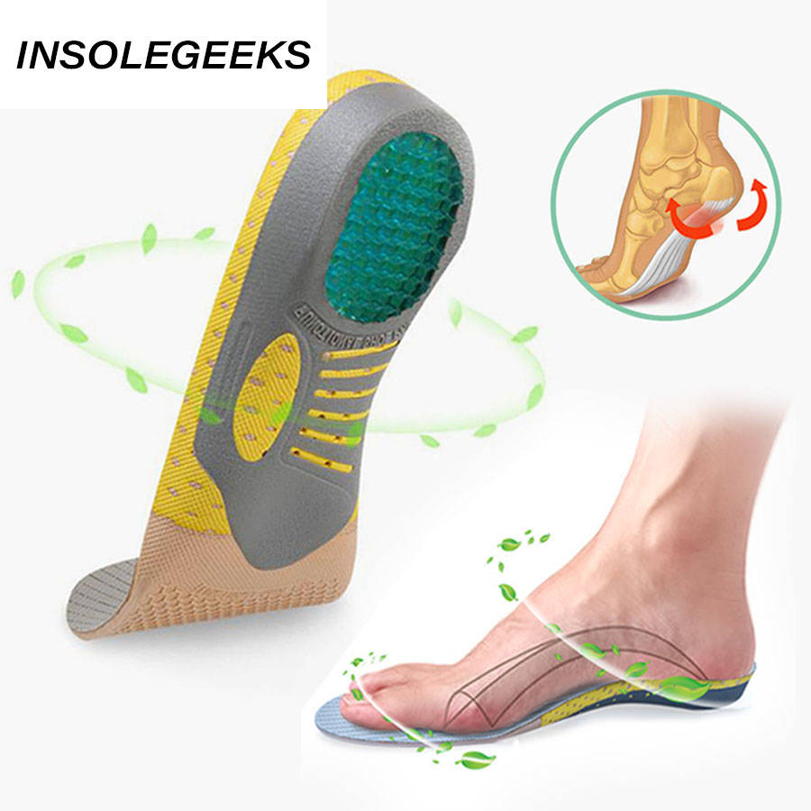 PVC Orthopedic Insoles Orthotics flat foot Health Sole Pad for Shoes insert Arch Support pad for plantar fasciitis Feet Care