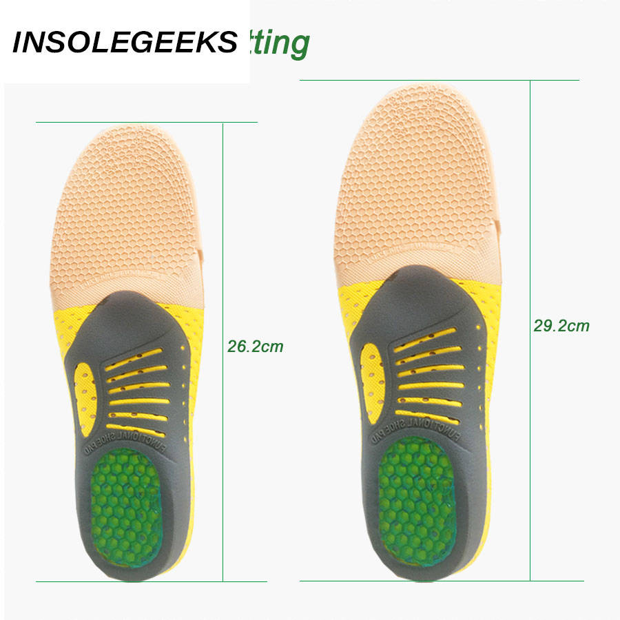 PVC Orthopedic Insoles Orthotics flat foot Health Sole Pad for Shoes insert Arch Support pad for plantar fasciitis Feet Care