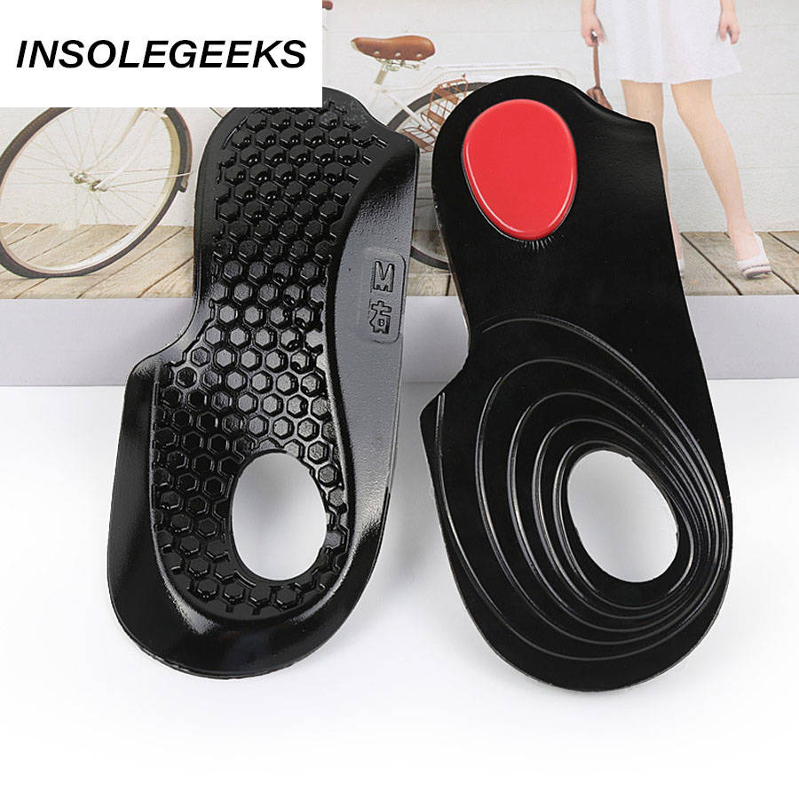 3/4 Length Orthopedic Insoles Flat Foot Orthotics Corrector Silicone Insoles Arch Support Massaging Shoe Insole Pad