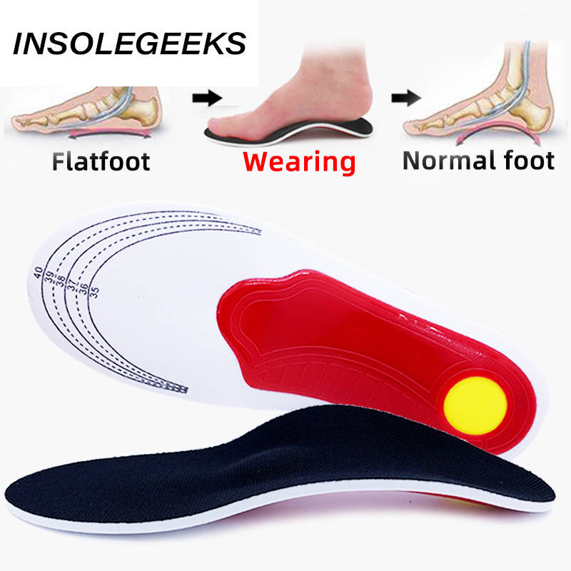 Premium Orthotic High Arch Support Insoles Gel Pad 3D Arch Support Flat Feet For Women / Men orthopedic Foot pain