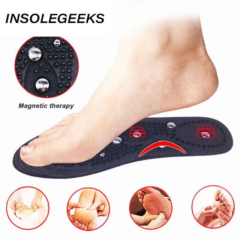 Premium Magnetic Therapy Magnet Health Care Foot Massage Insoles Men/ Women Shoe Comfort Pads Magnet Insoles