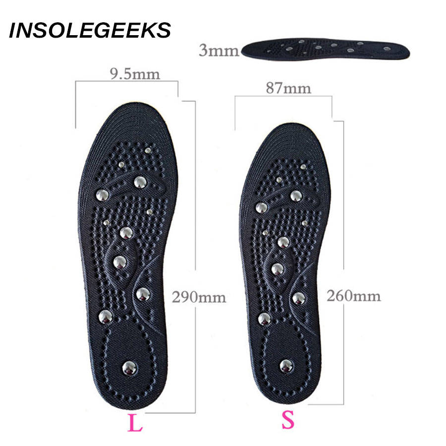 Premium Magnetic Therapy Magnet Health Care Foot Massage Insoles Men/ Women Shoe Comfort Pads Magnet Insoles