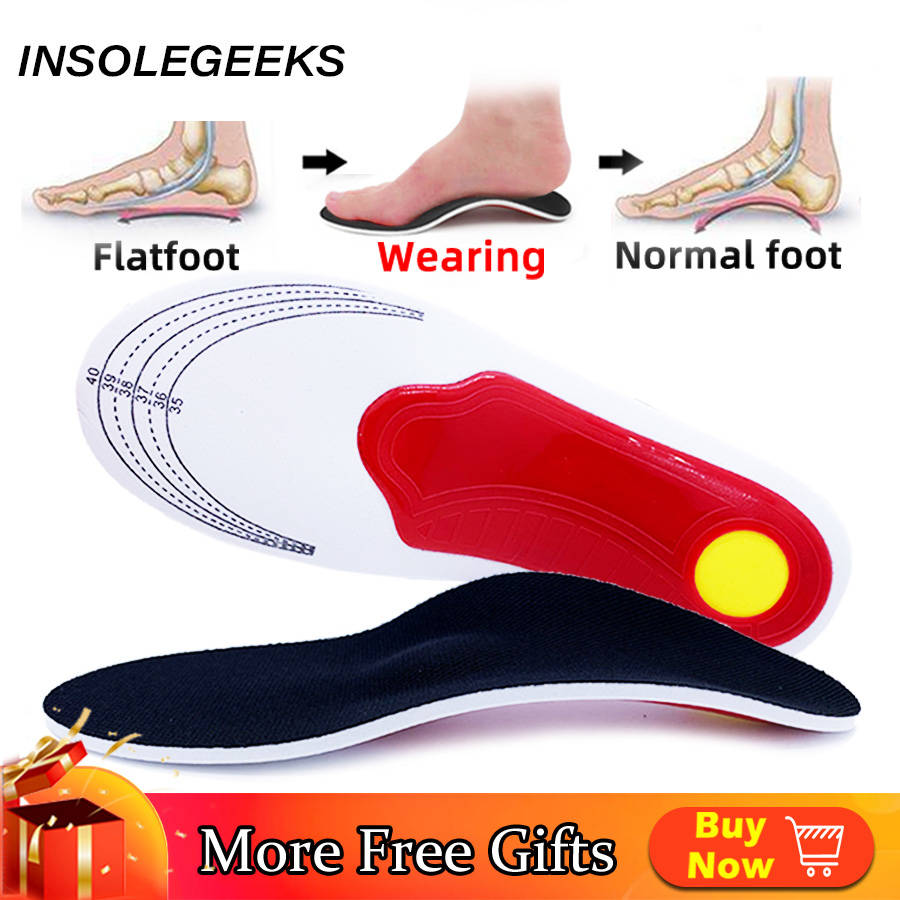 Premium Orthotic Gel High Arch Support Insoles Gel Pad 3D Arch Support Flat Feet Women Men orthopedic Foot pain Unisex