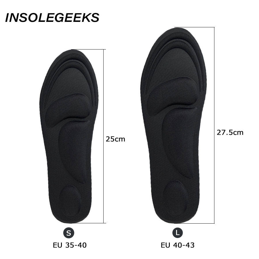 4D Memory Foam Orthotic Insole Arch Support Orthopedic Insoles For Shoes Flat Foot Feet Care Sole Shoe Orthopedic Pads