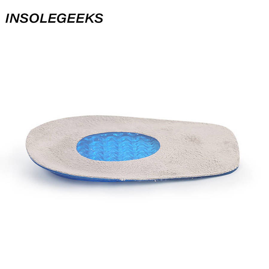 New Silicone Gel orthopedic Insoles Back Pad Heel Cup for Calcaneal Pain Health Feet Care Support spur feet cushion pads