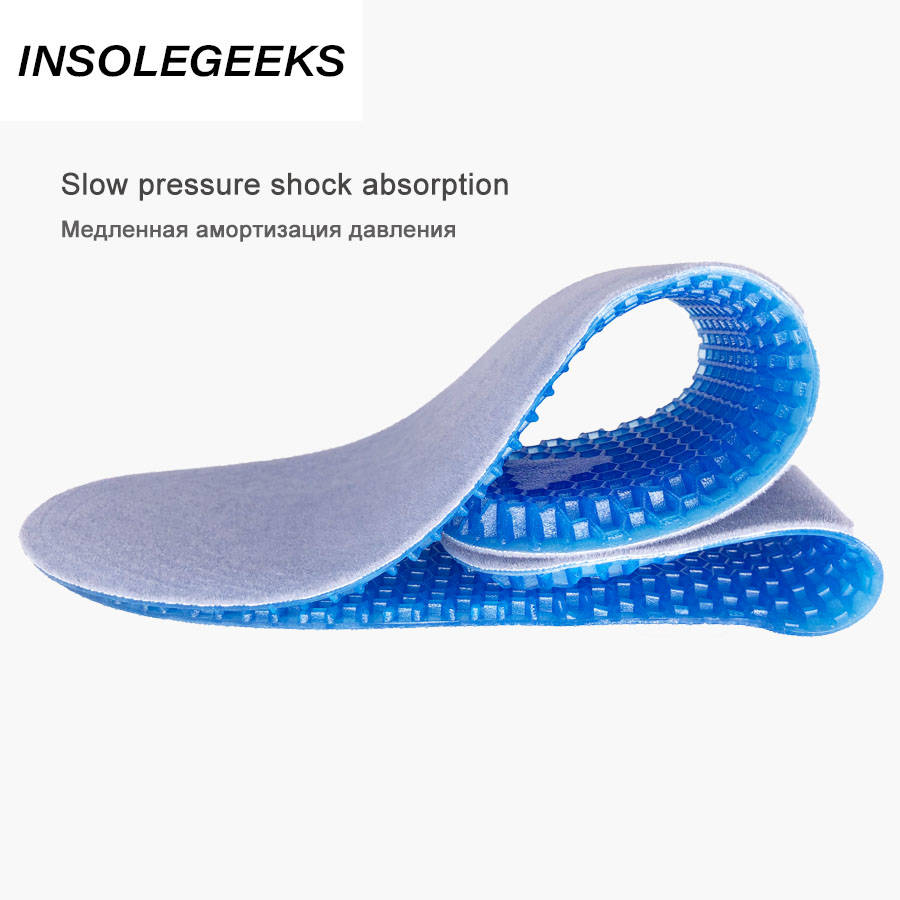 Silicone Insoles Massaging Sport Shoe Pads Orthotic Arch Sport Shoe Foot Care Pad High Quality Gel Insoles