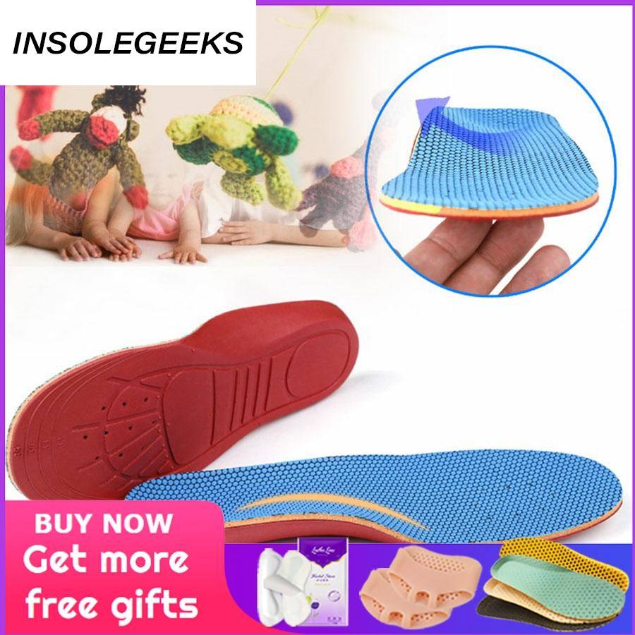 3D Orthotic Insoles flat feet for kids and Children Arch Support insole for X-Legs child orthopedic shoes Foot Care