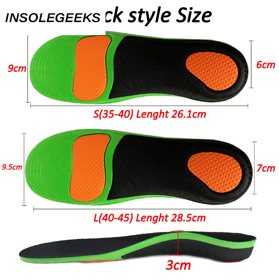 Orthopedic Shoes Sole Insoles For Shoes Arch Foot X/O Type Leg corrigibil Flat Foot Arch Support Sports Shoes Inserts