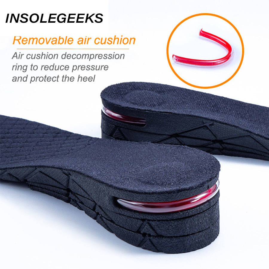 1.5-3.5cm Height Increase Insole Cushion Height Lift Adjustable Cut Shoe Heel Insert Taller Women Men Unisex Quality Foot Pads