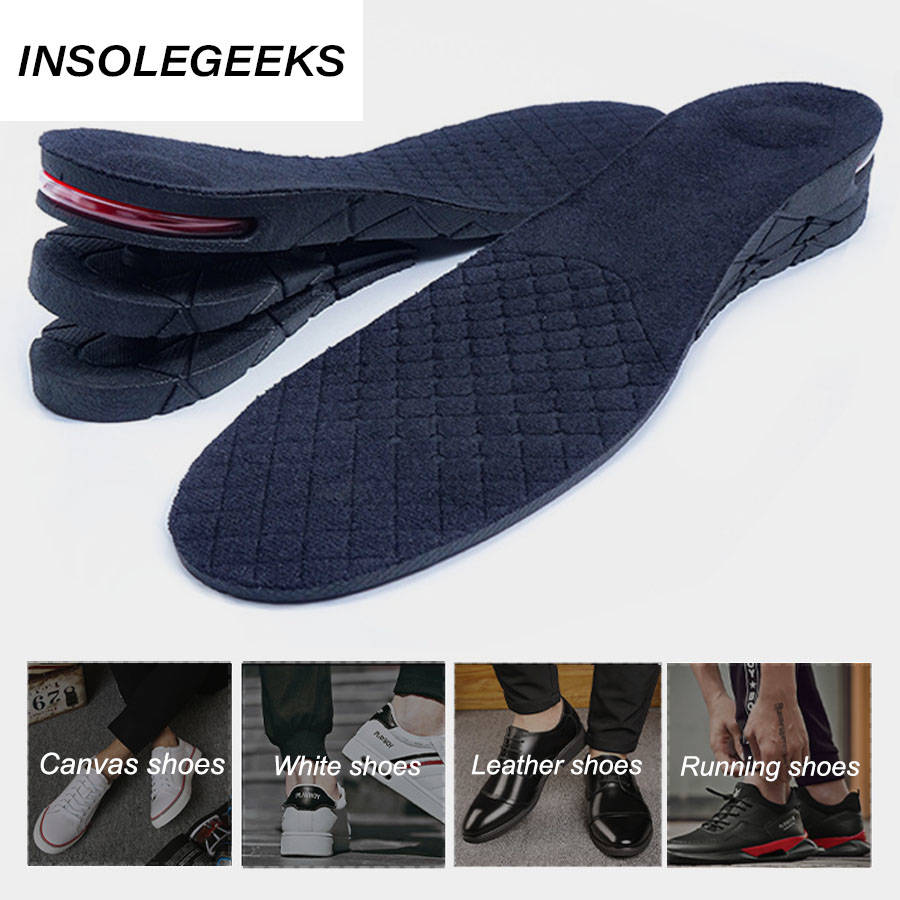 1.5-3.5cm Height Increase Insole Cushion Height Lift Adjustable Cut Shoe Heel Insert Taller Women Men Unisex Quality Foot Pads