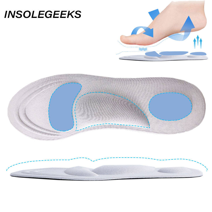 Orthotic Insoles Flat Feet Arch Support Memory Foam Insole Plantillas Fascitis Shoe Pad Semelles Confort Accessoire Chaussure