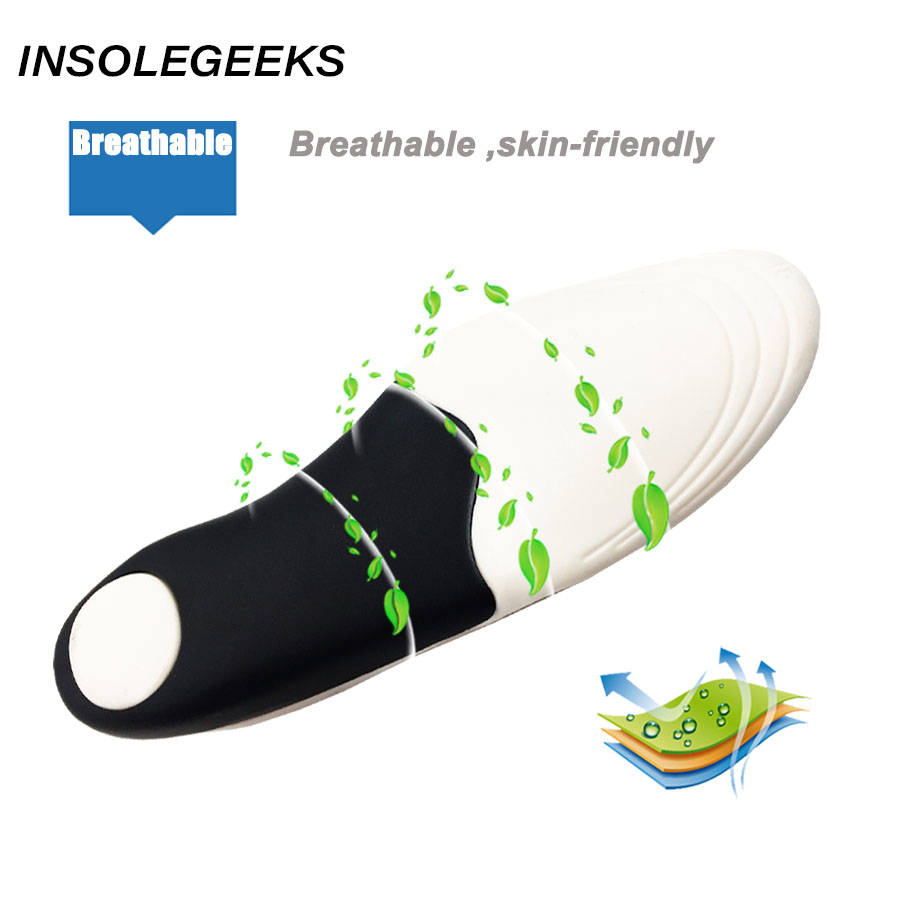 3D Orthotic Insoles flat feet for kids and Children Arch Support insole for X-Legs Orthotic Shoe Heel Pad Inserts