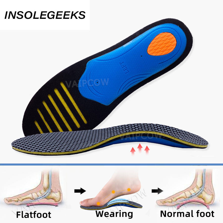 Unisex distinctive EVA Orthotic insole for Flat foot Shoes Pad Arch Support orthopedic Insoles for corrigibil OX Leg Health Sole