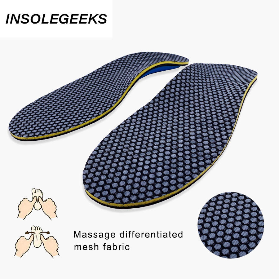 Unisex distinctive EVA Orthotic insole for Flat foot Shoes Pad Arch Support orthopedic Insoles for corrigibil OX Leg Health Sole