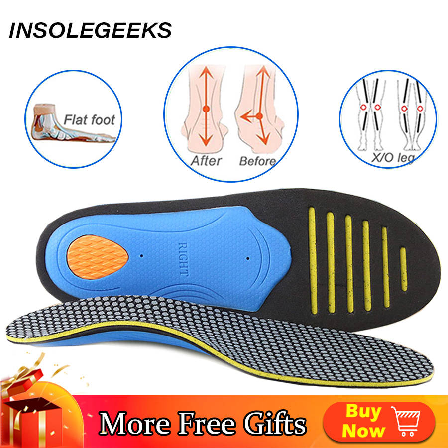 Orthopedic Shoes Sole Insoles Flat Feet Arch support Unisex EVA Orthotic Arch Support Sport Shoe Pad Insert Cushion