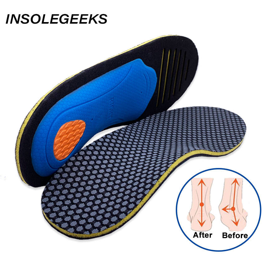 Orthopedic Shoes Sole Insoles Flat Feet Arch support Unisex EVA Orthotic Arch Support Sport Shoe Pad Insert Cushion