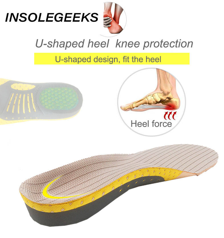 Orthopedic Insoles Orthotics Flat Foot Health Sole Pad For Shoes Insert Arch Support Pad For Plantar fasciitis Feet Care Insoles