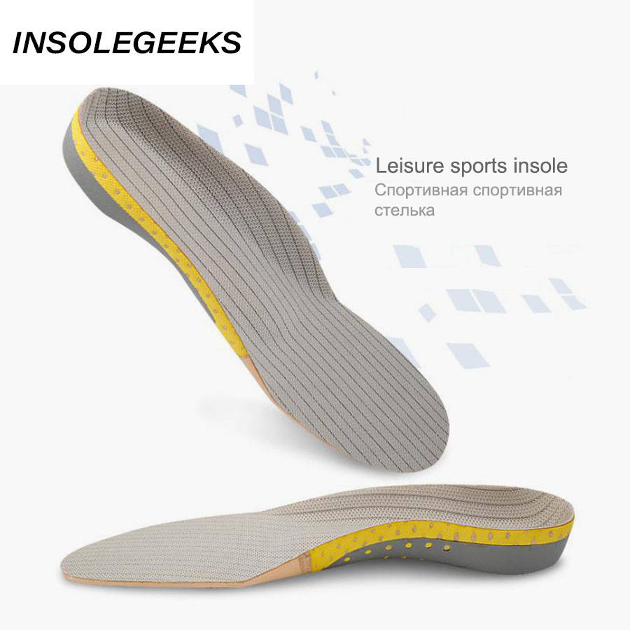 Orthopedic Insoles Orthotics Flat Foot Health Sole Pad For Shoes Insert Arch Support Pad For Plantar fasciitis Feet Care Insoles