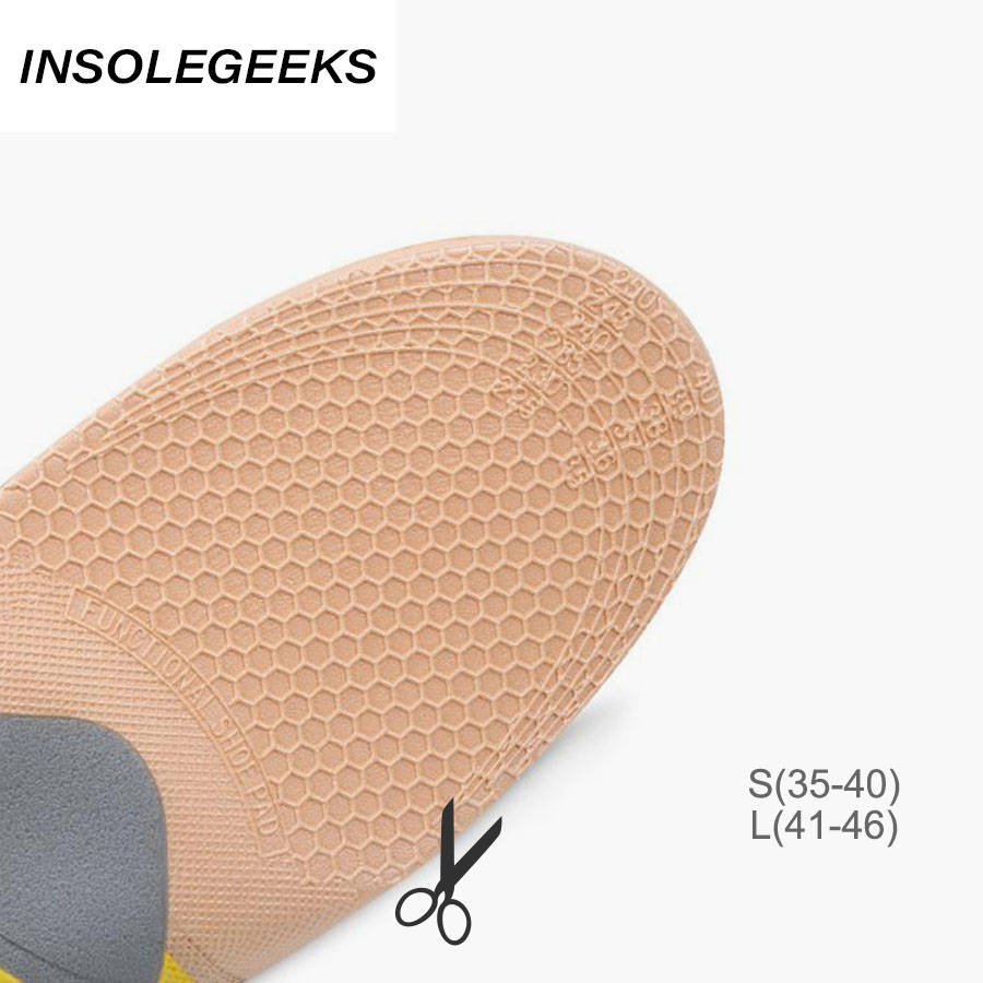 Orthopedic Insoles Orthotics Flat Foot Health Sole Pad For Shoes Insert Arch Support Pad For Plantar fasciitis Feet Care Insoles