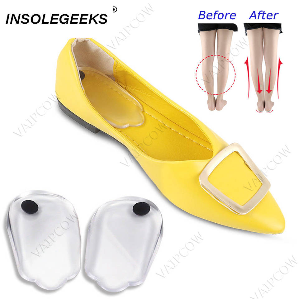 Magnetic Massage Insoles Orthopedic O/X Type Leg Heel Pads corrigibil Valgus Varus Foot Therapy Slimming Magnet Massage Insert