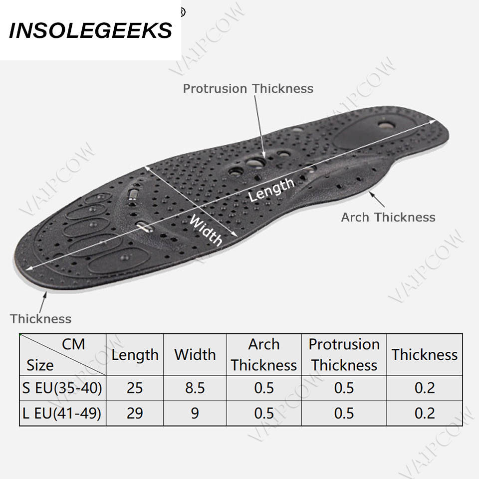 Silicone Gel Magnetic Therapy Insoles for Slimming Weight Loss Arch Support Shoes Pads for Men Women Massage Foot Care Sole