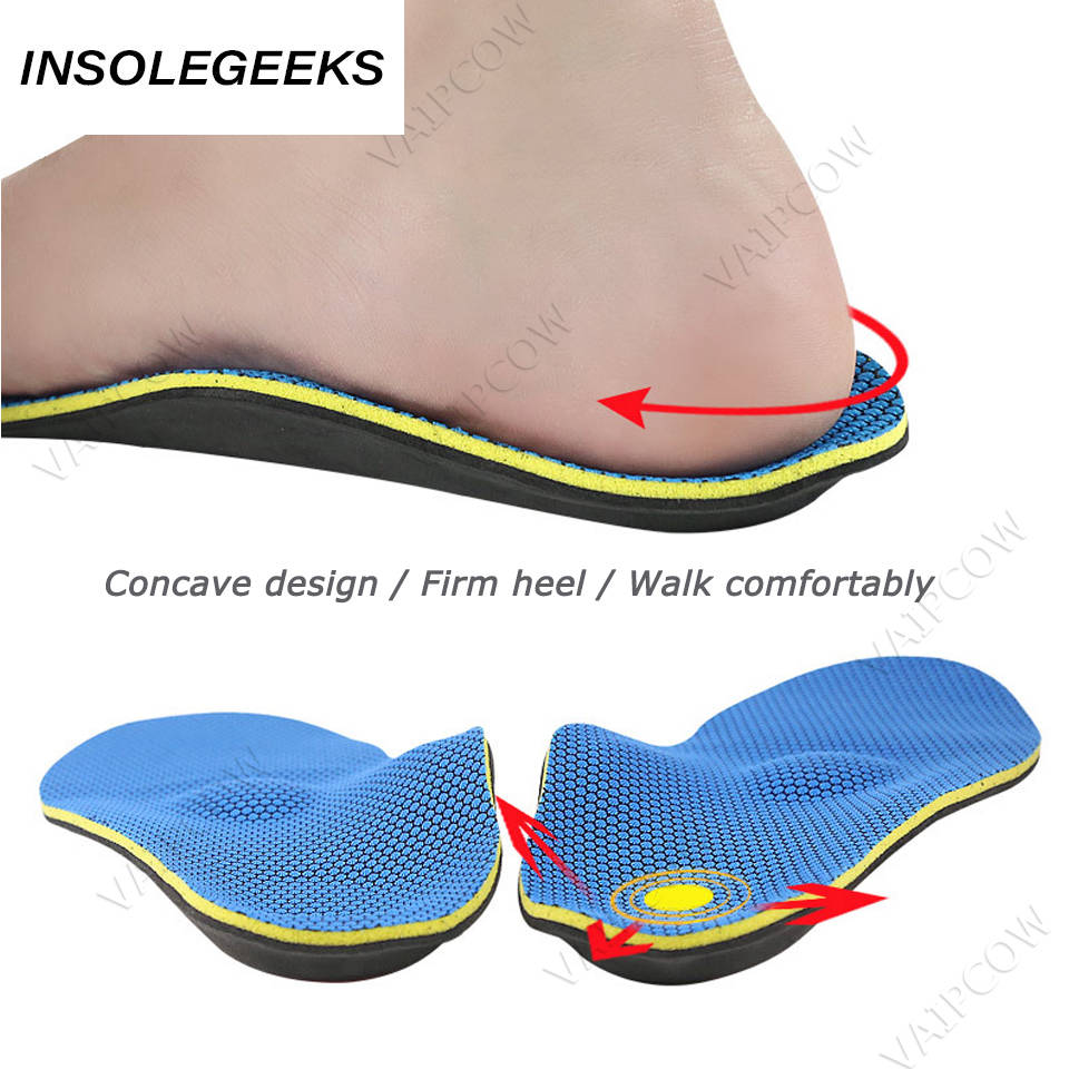 Severe Flat feet insoles Orthotic Arch Support Inserts Orthopedic Shoes Insoles Heel Pain Plantar Fasciitis Men Woman shoe pad