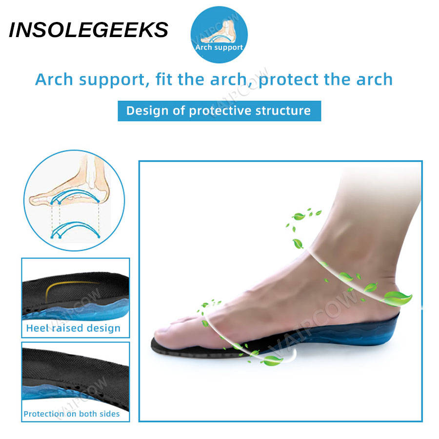 EVA Flat feet insoles Orthotic Arch Support Inserts orthotic insoles arch support inserts Plantar Fasciitis,foot care ,shoe pad