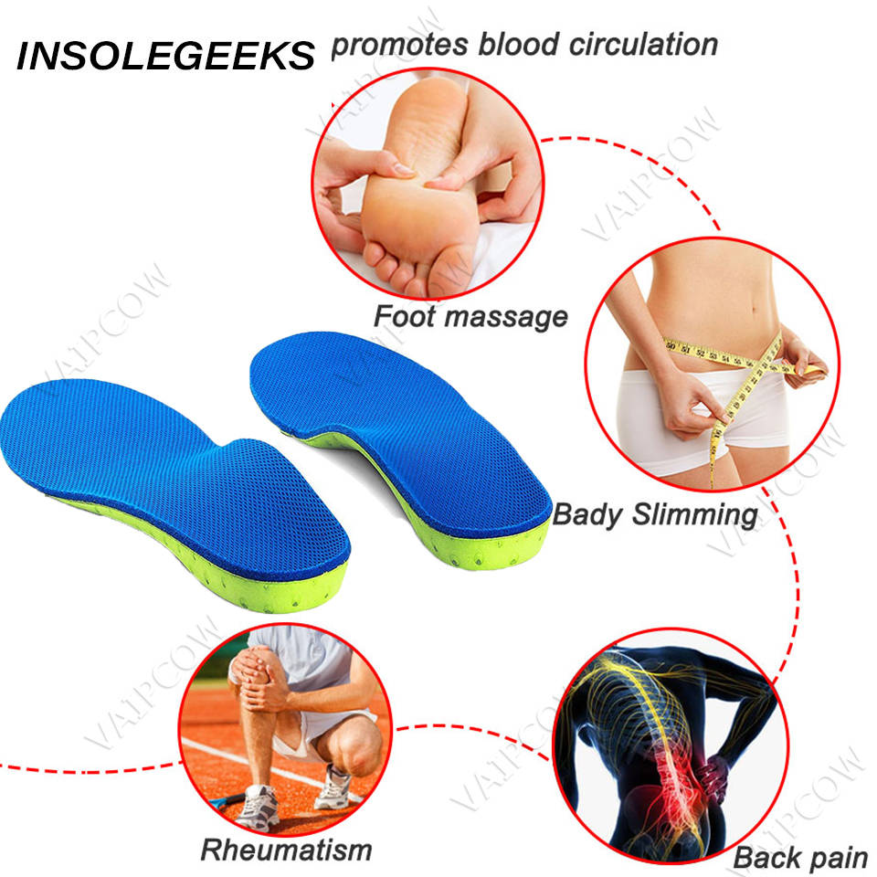 EVA Sport Orthotic Insoles Arch Support Orthopedic Insoles corrigibil O/X Leg Shoe Pad Foot Pain Relief insole for Shoes