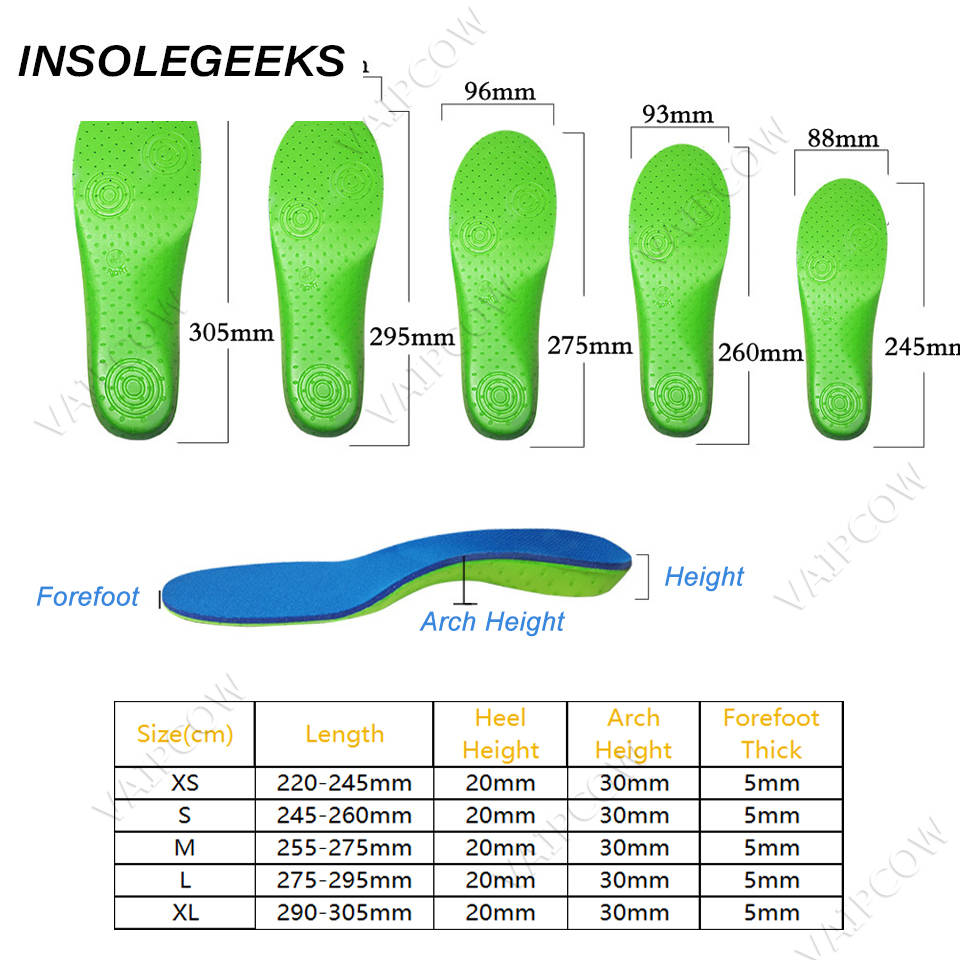 EVA Sport Orthotic Insoles Arch Support Orthopedic Insoles corrigibil O/X Leg Shoe Pad Foot Pain Relief insole for Shoes