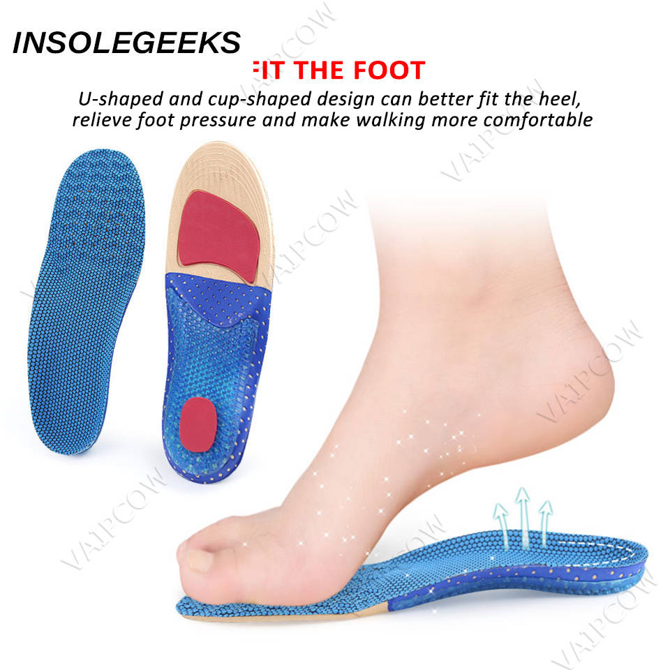 Flatfoot Orthotics Orthopedic Shoe Insole Shoes Accessories Orthopedic Memory Foam Sport Arch Support Insert Pad Woman Men