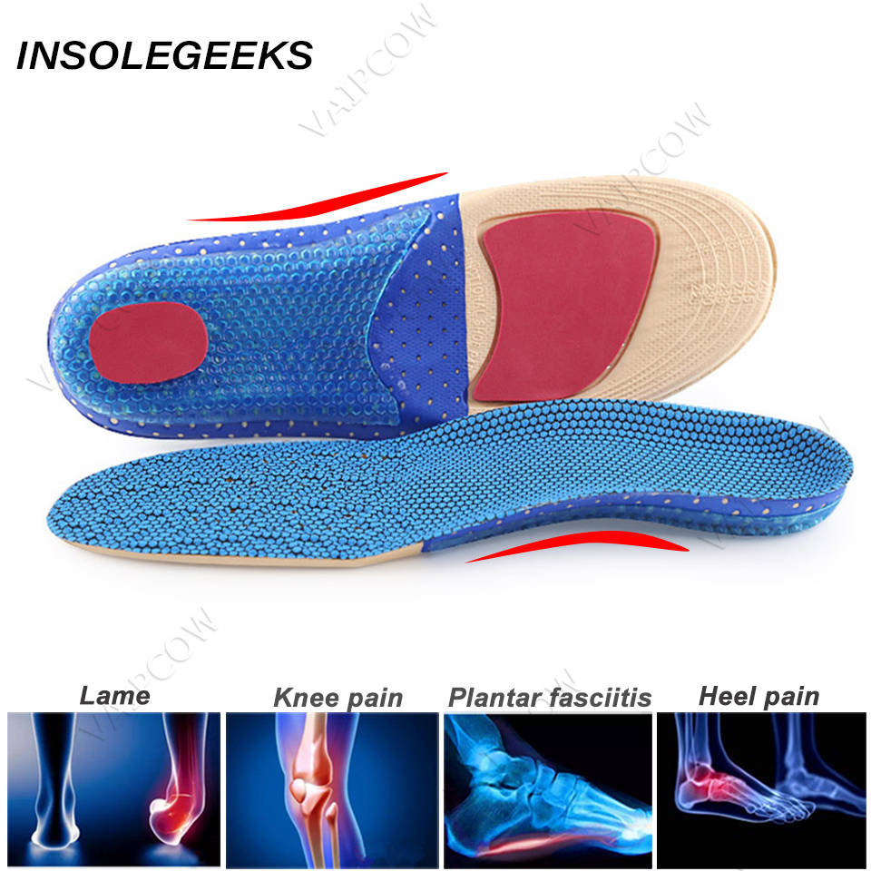 Sports Running for Women Men shoes Shock Absorption Arch Support Sneaker Shoes Cushion Pad Soft Comfortable Sole Insert Insole